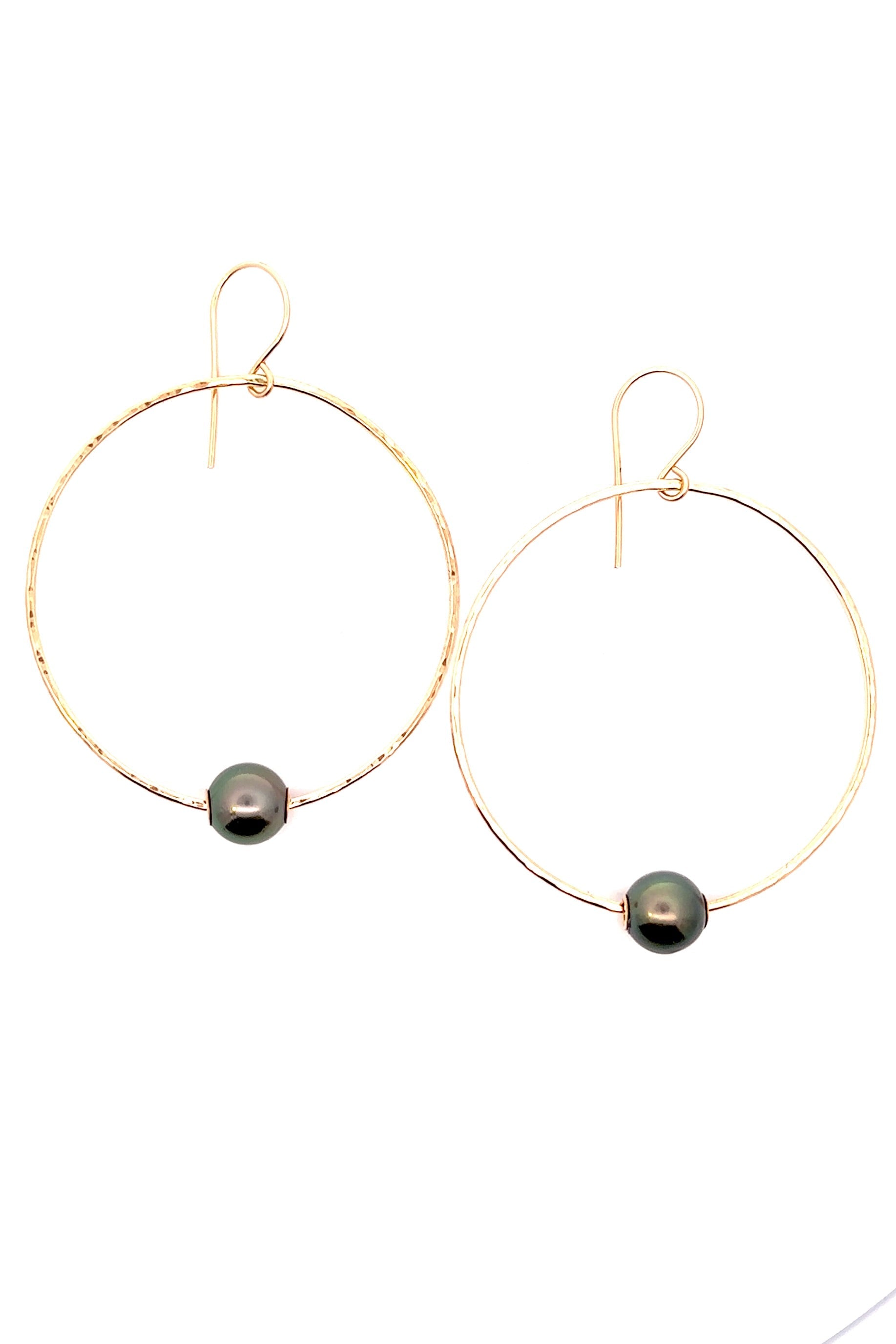 Tahitian Momi Hoops KEANI JEWELRY