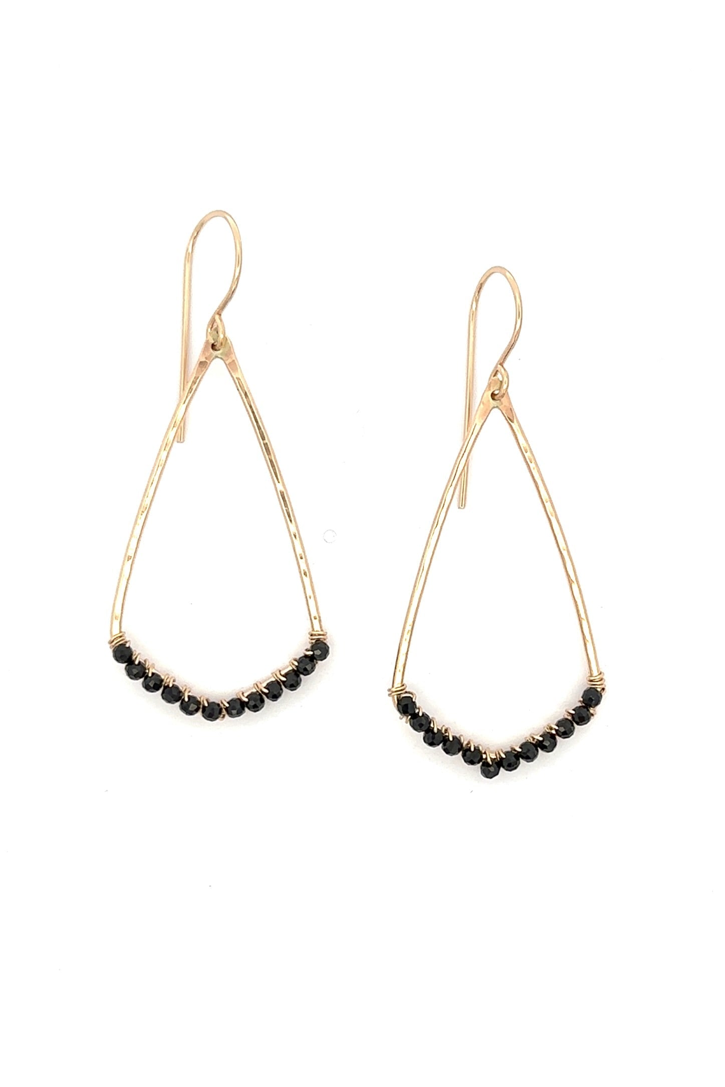 Small Midnight Hoku Hoops KEANI JEWELRY