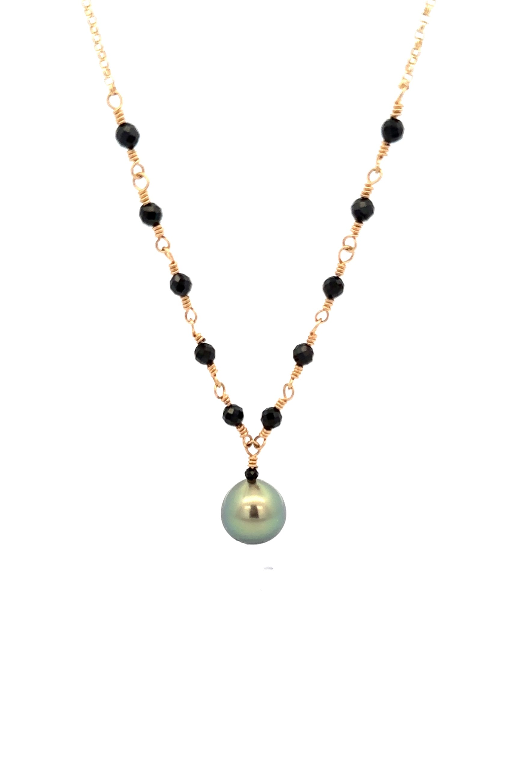 Natural Pistachio Tahitian Midnight Jewel (Ready to Ship) KEANI JEWELRY
