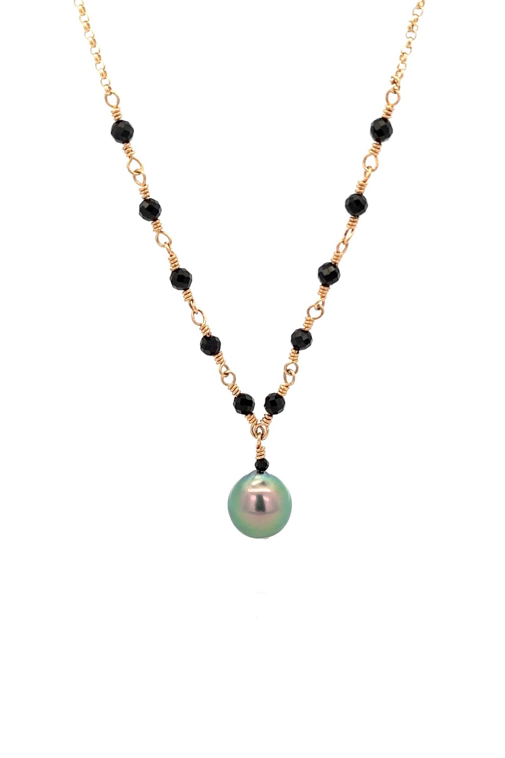 Peacock Tahitian Midnight Jewel (Ready to Ship) KEANI JEWELRY