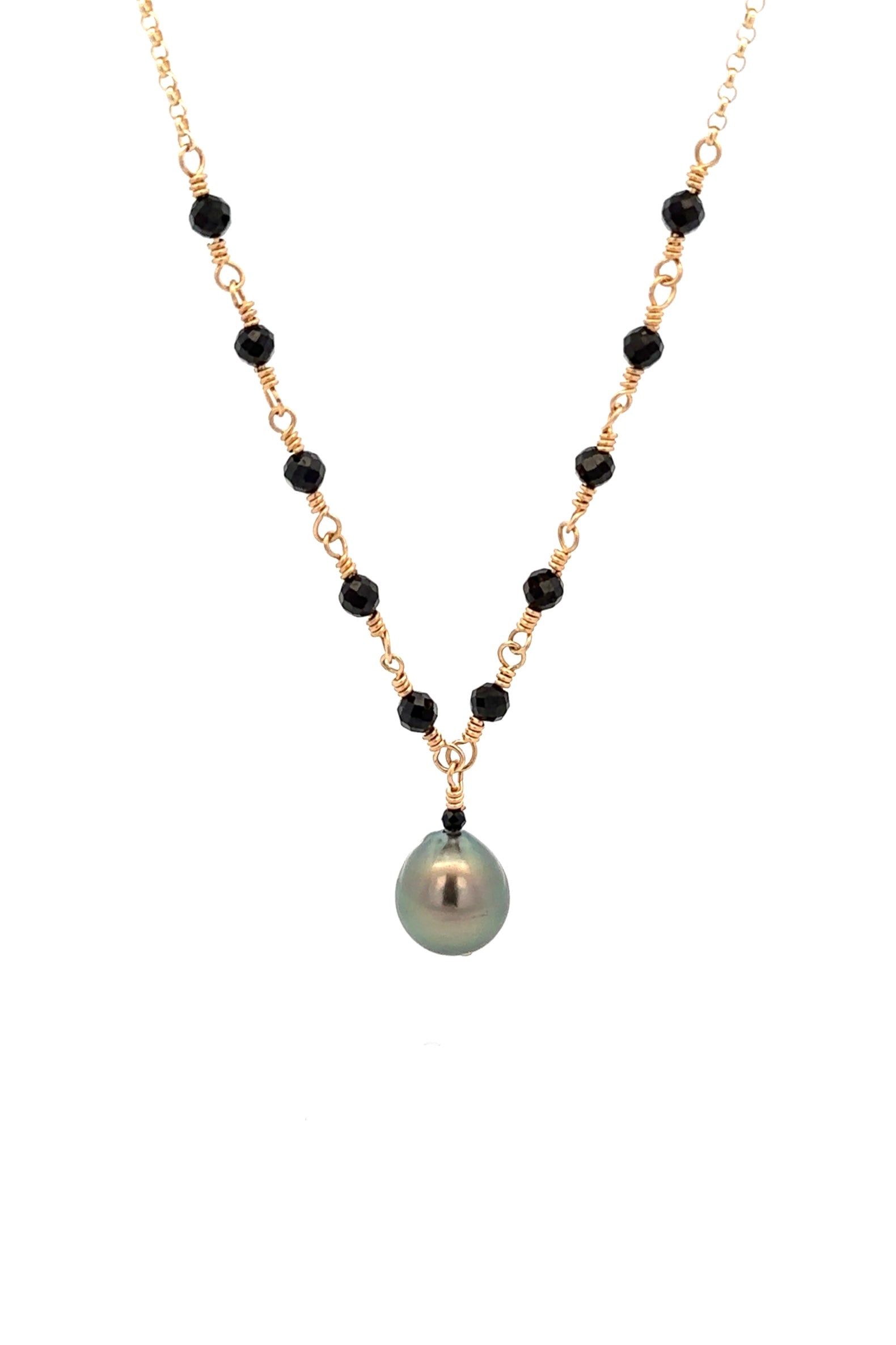 Gray Green Tahitian Midnight Jewel (Ready to Ship) KEANI JEWELRY