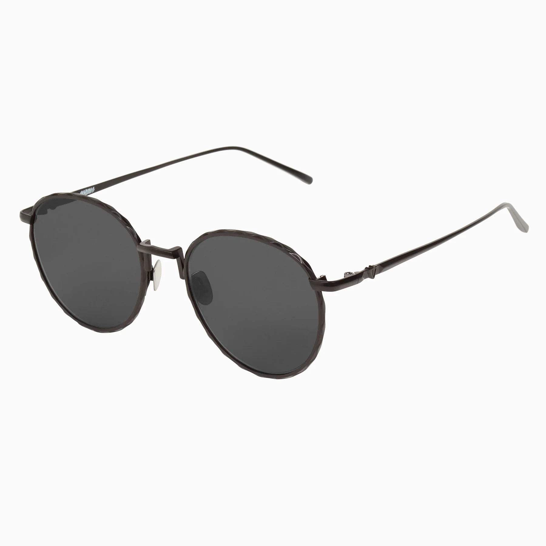 Polarized Corpus / Matte Black Titanium / Black Lens Valley Eyewear