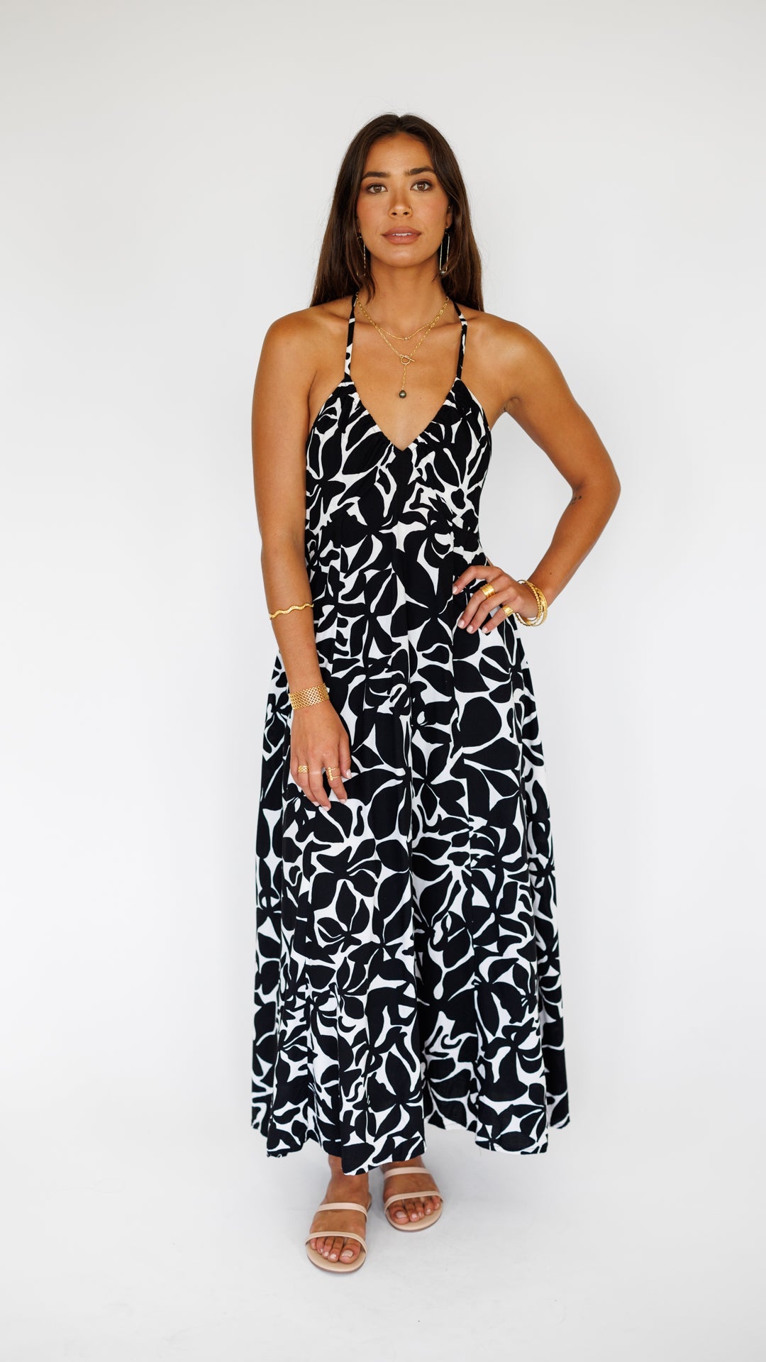 Larch Dress / Honolulu Black Khush Clothing