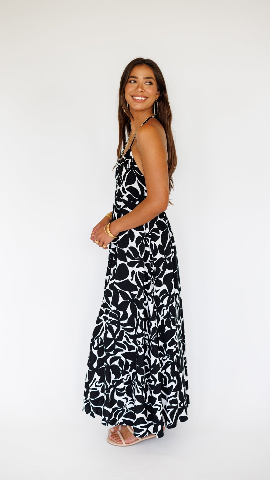 Larch Dress / Honolulu Black Khush Clothing