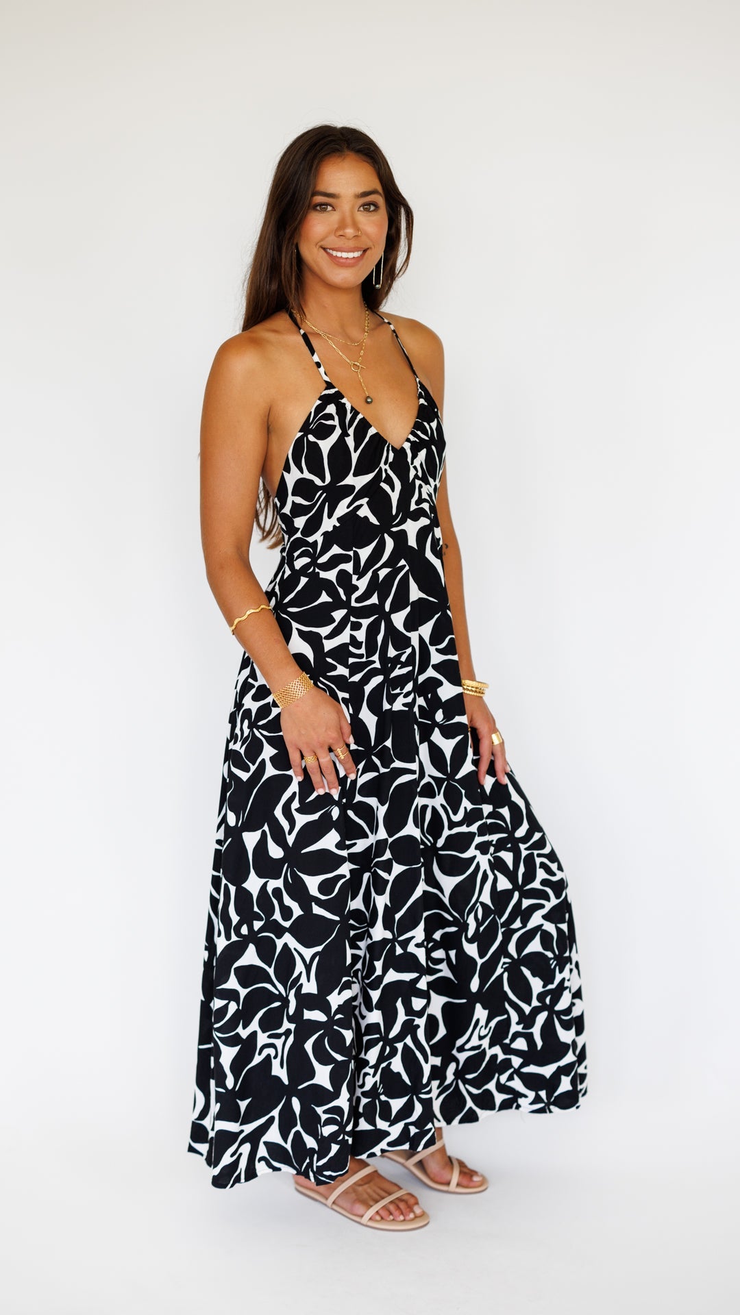 Larch Dress / Honolulu Black Khush Clothing