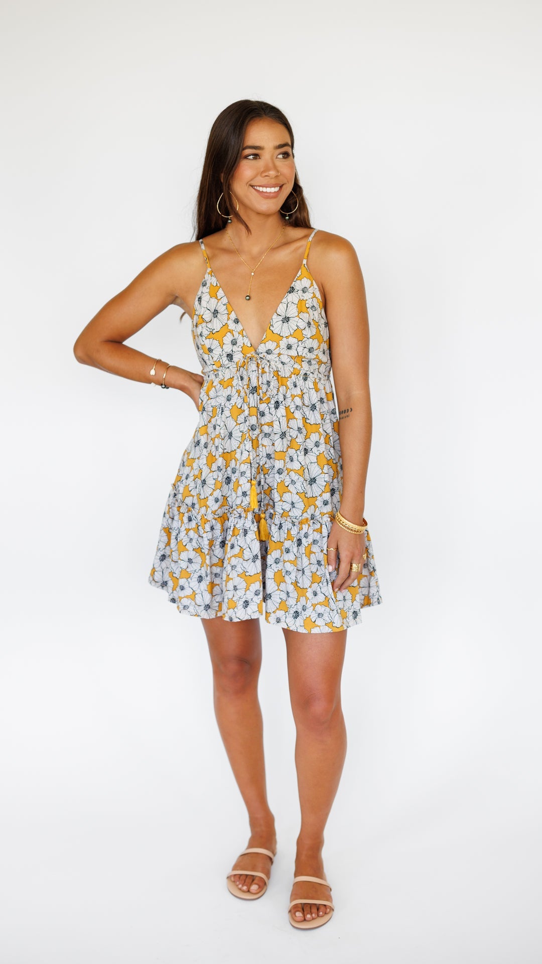 Hana Dress / Poppy Sunset Khush Clothing