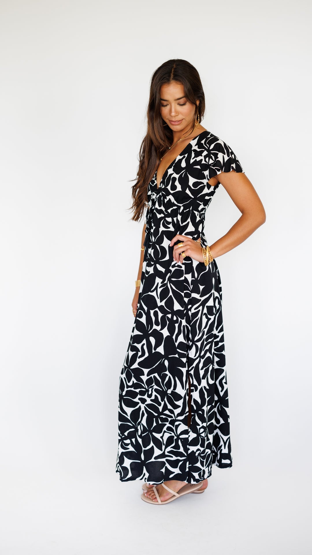 Leilani Dress / Honolulu Black Khush Clothing