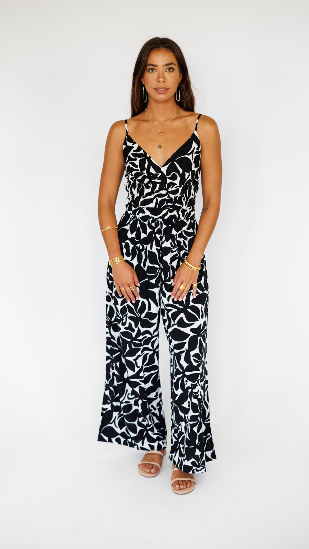 Opal Jumpsuit Honolulu Black Khush Clothing