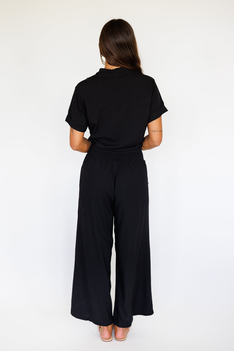 Johanna Pant / Solid Black Khush Clothing