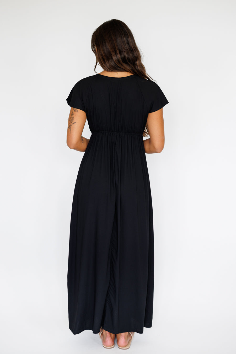 Leilani Dress / Solid Black Khush Clothing