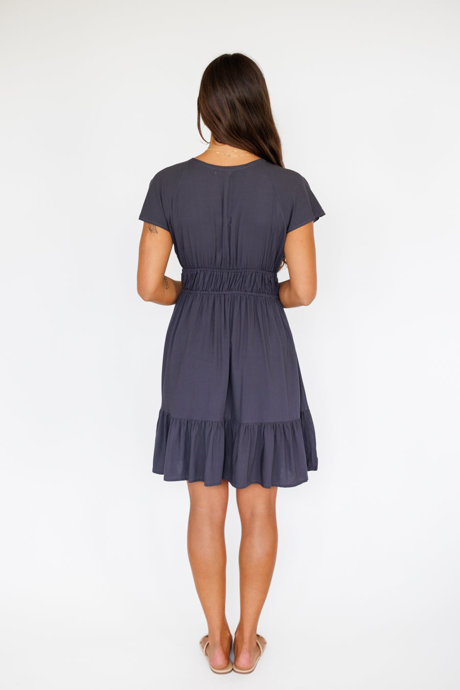 Manoa Dress / Charcoal Khush Clothing