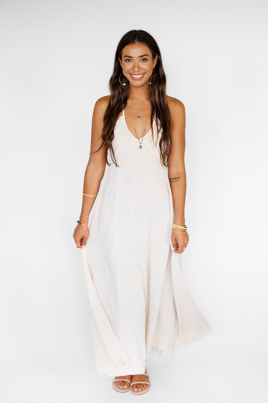 Larch Dress / Creamy Khush Clothing