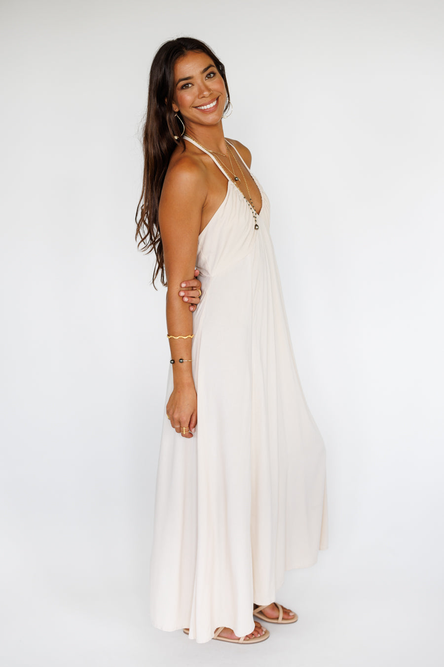 Larch Dress / Creamy Khush Clothing