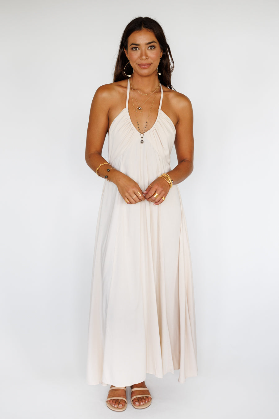 Larch Dress / Creamy Khush Clothing