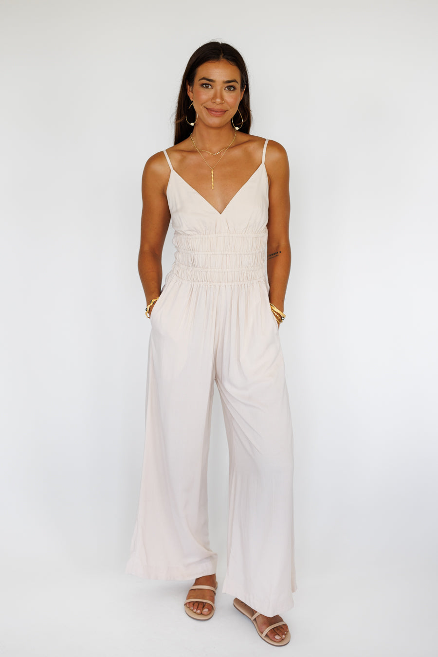 Opal Jumpsuit / Creamy Khush Clothing