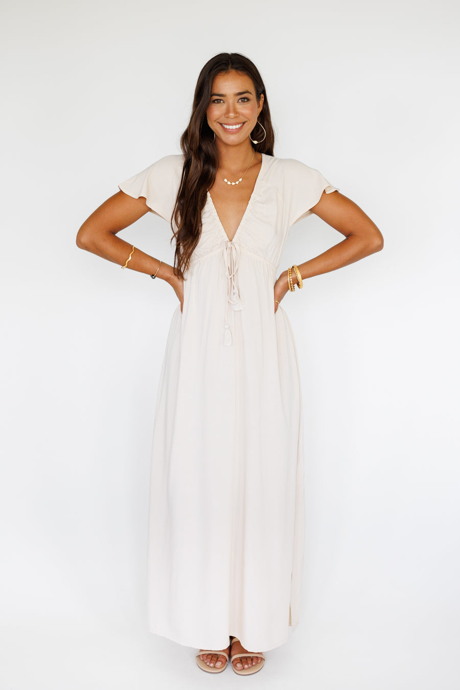 Leilani Dress / Creamy Khush Clothing