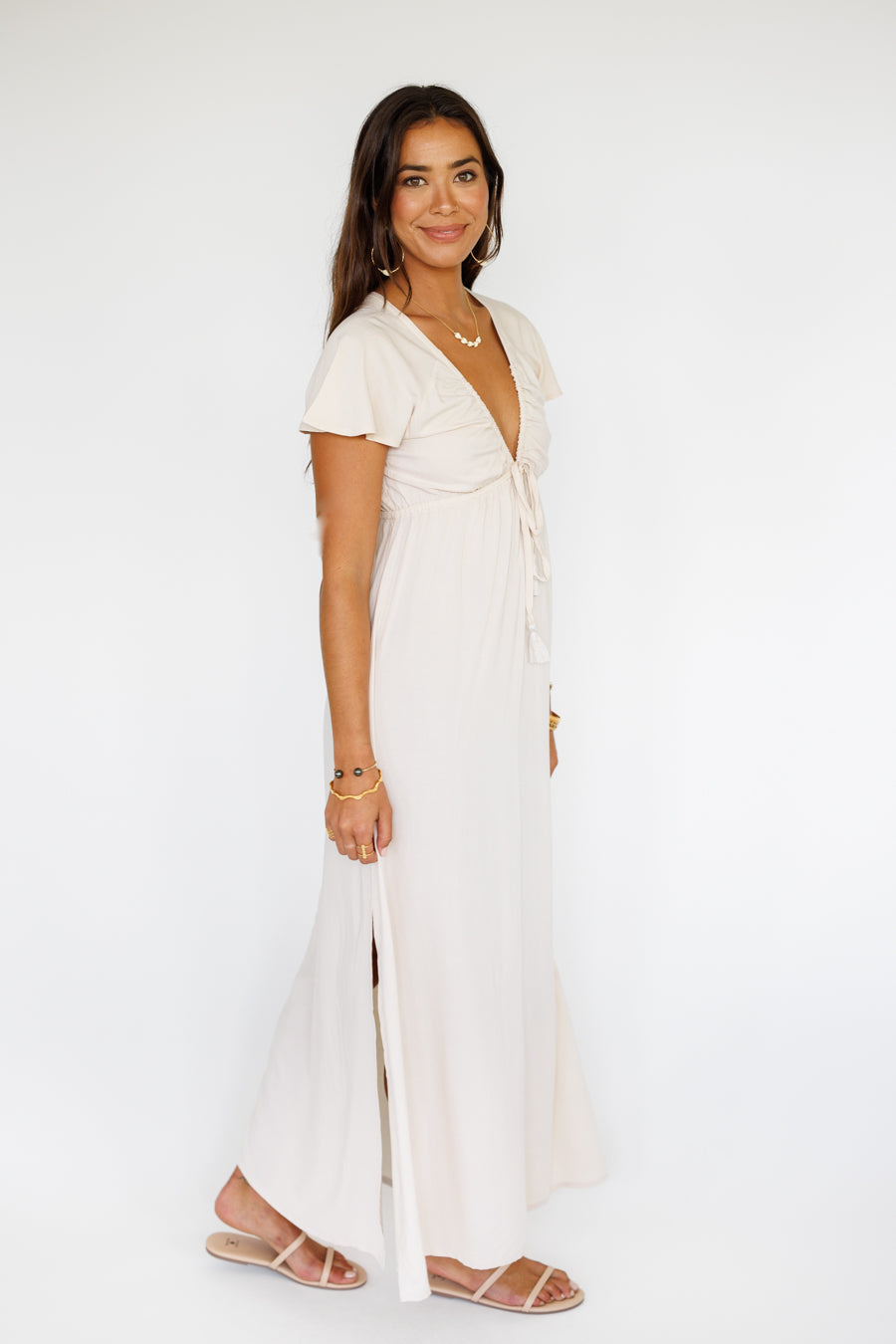 Leilani Dress / Creamy Khush Clothing