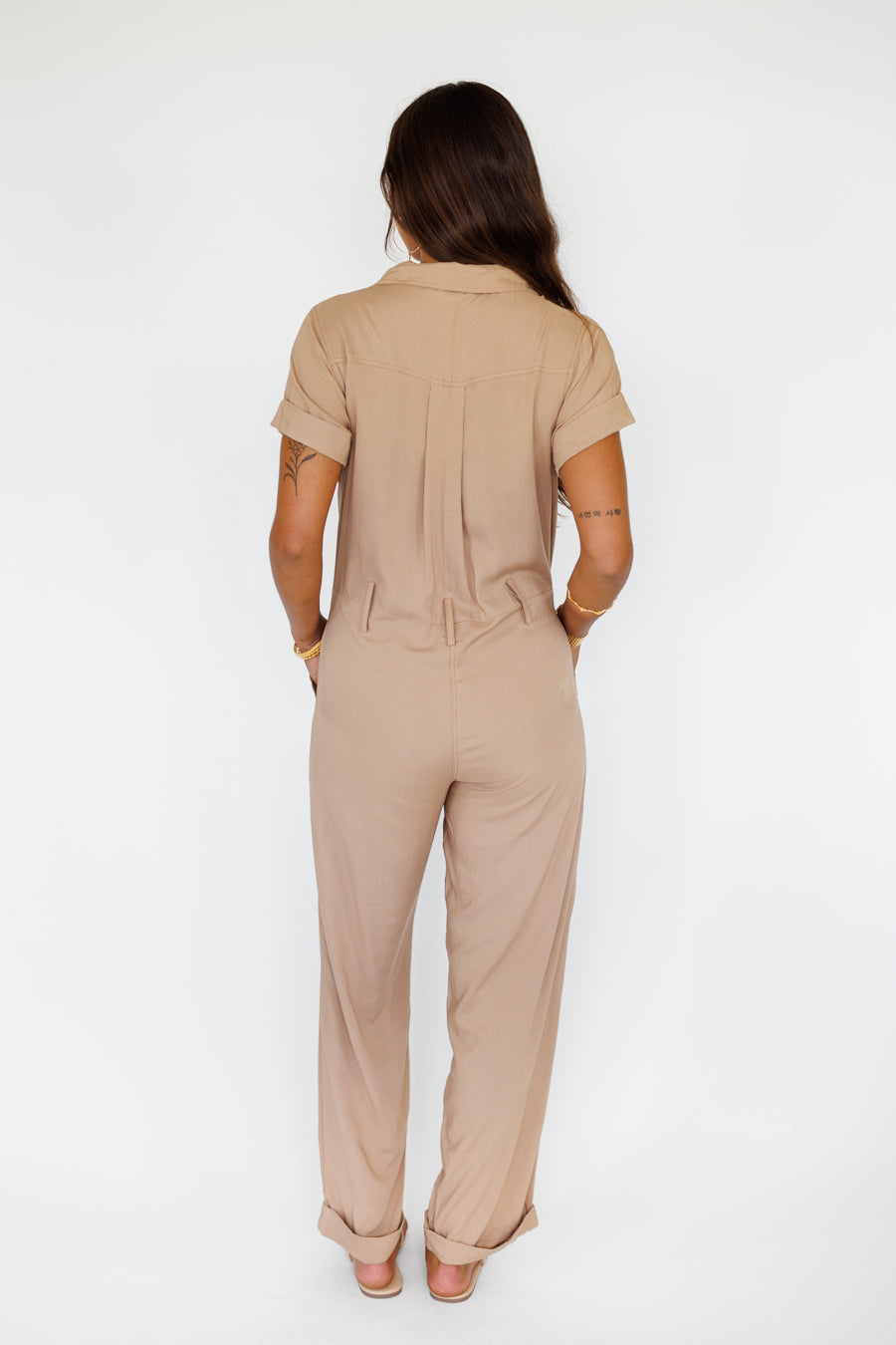 Bonsai Jumpsuit / Latte Khush Clothing