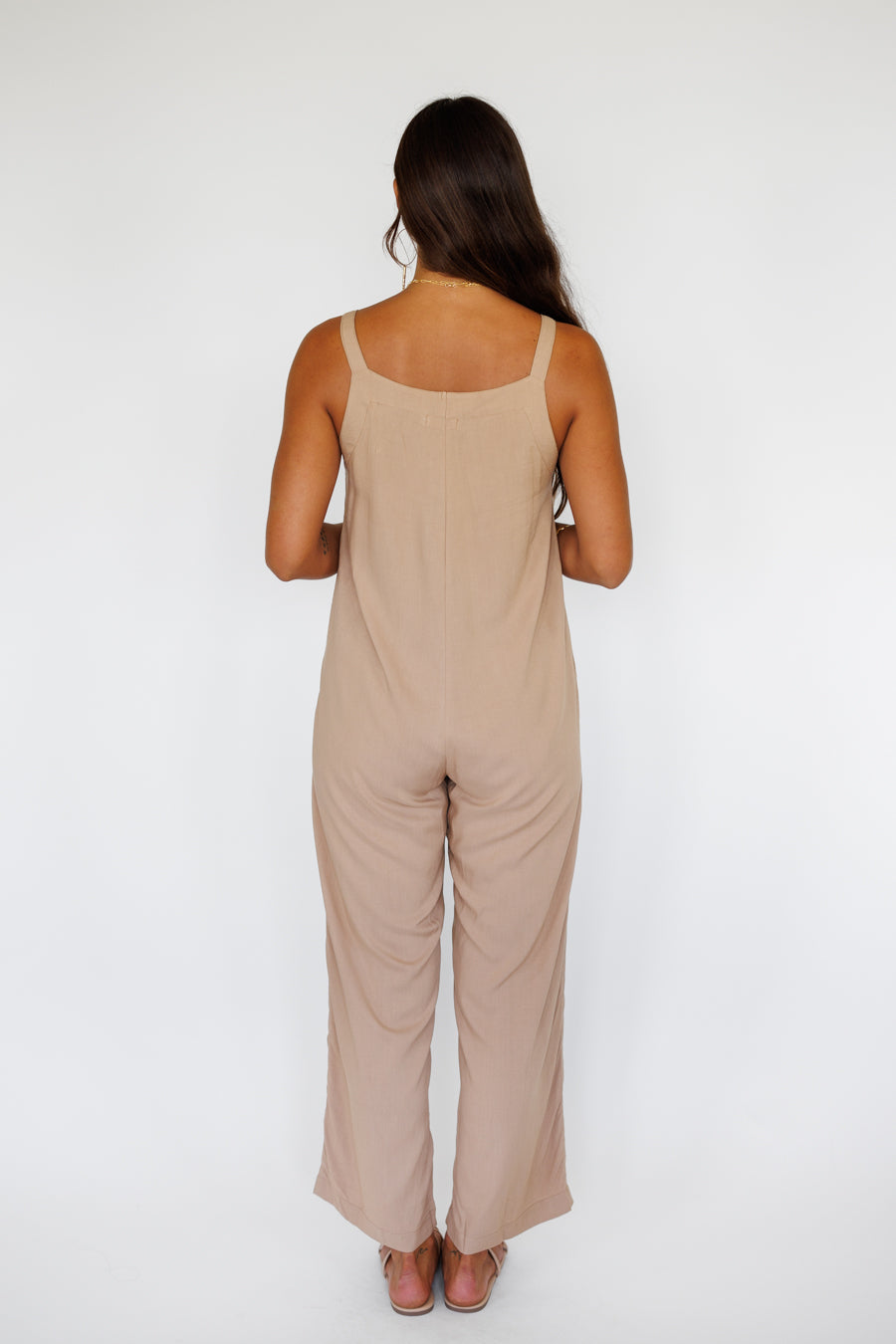 Safari Jumpsuit / Latte Khush Clothing