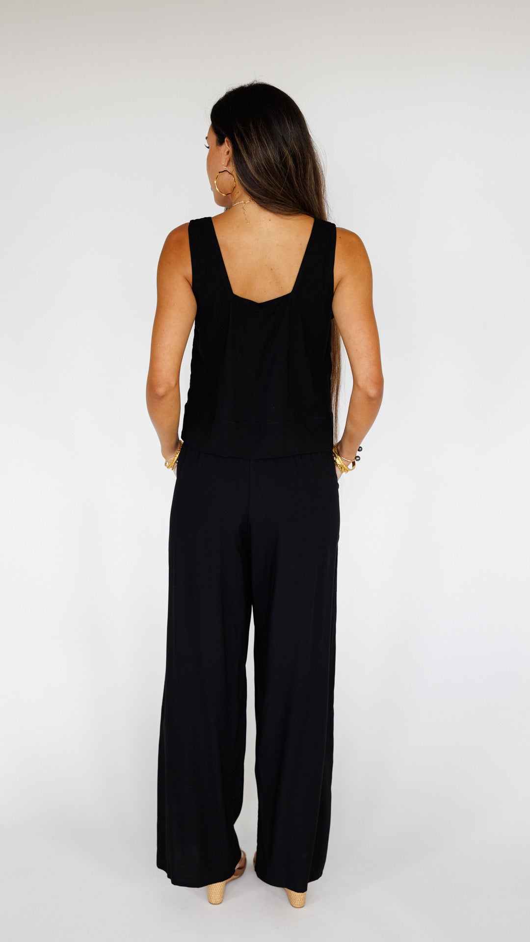 Mahana Pant / Solid Black Khush Clothing