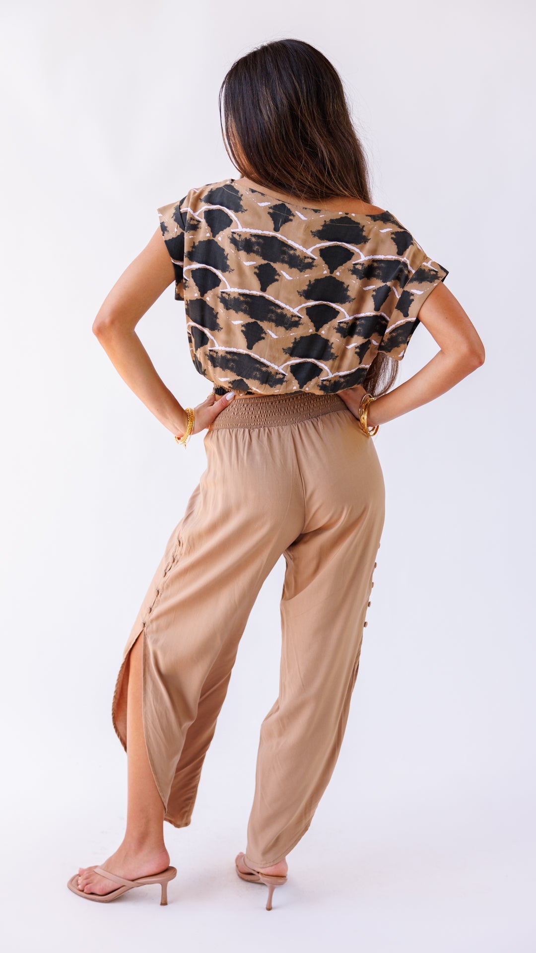 Mareva Top / Petal Brown Khush Clothing
