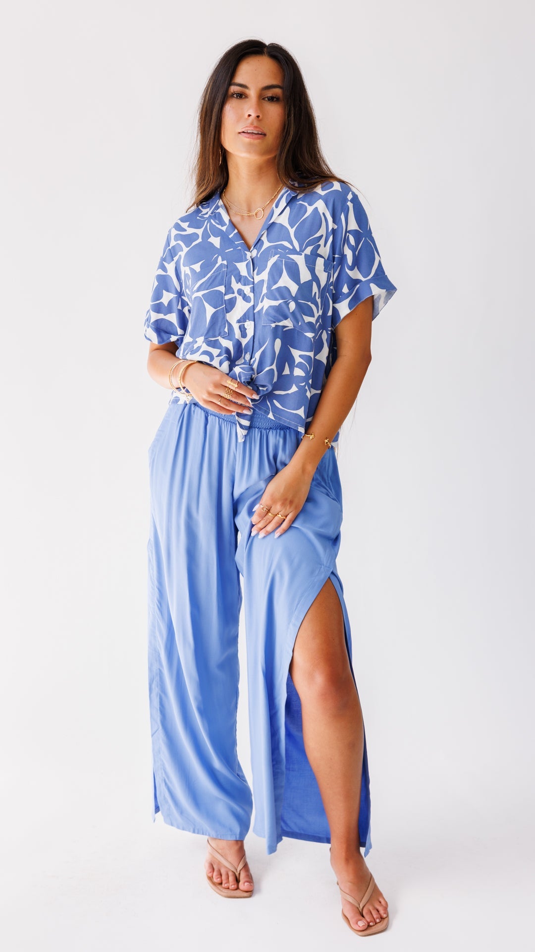 Mahana Pant / Purple Blu Khush Clothing