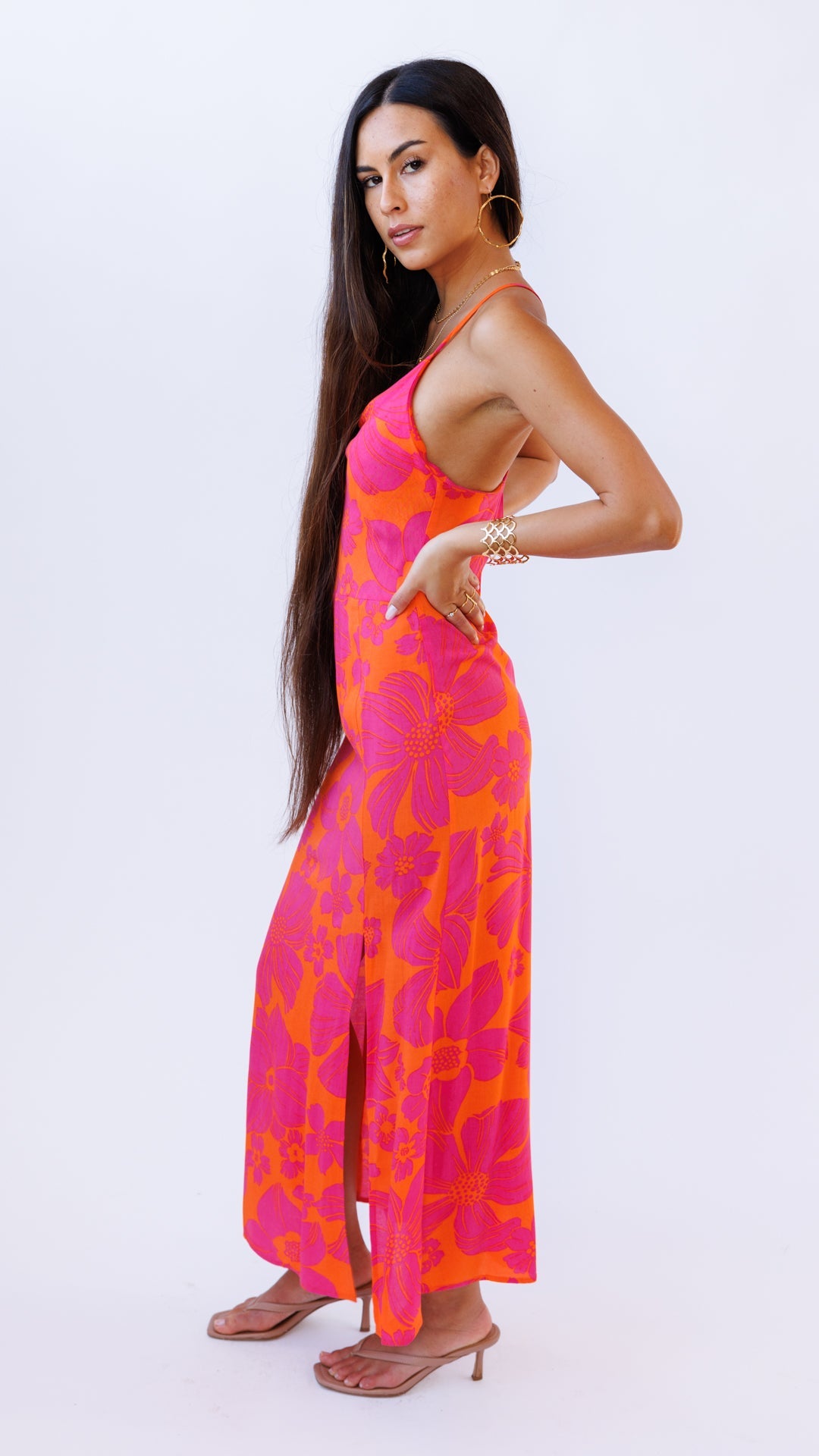 Aruba Slit Midi Dress XIX PALMS