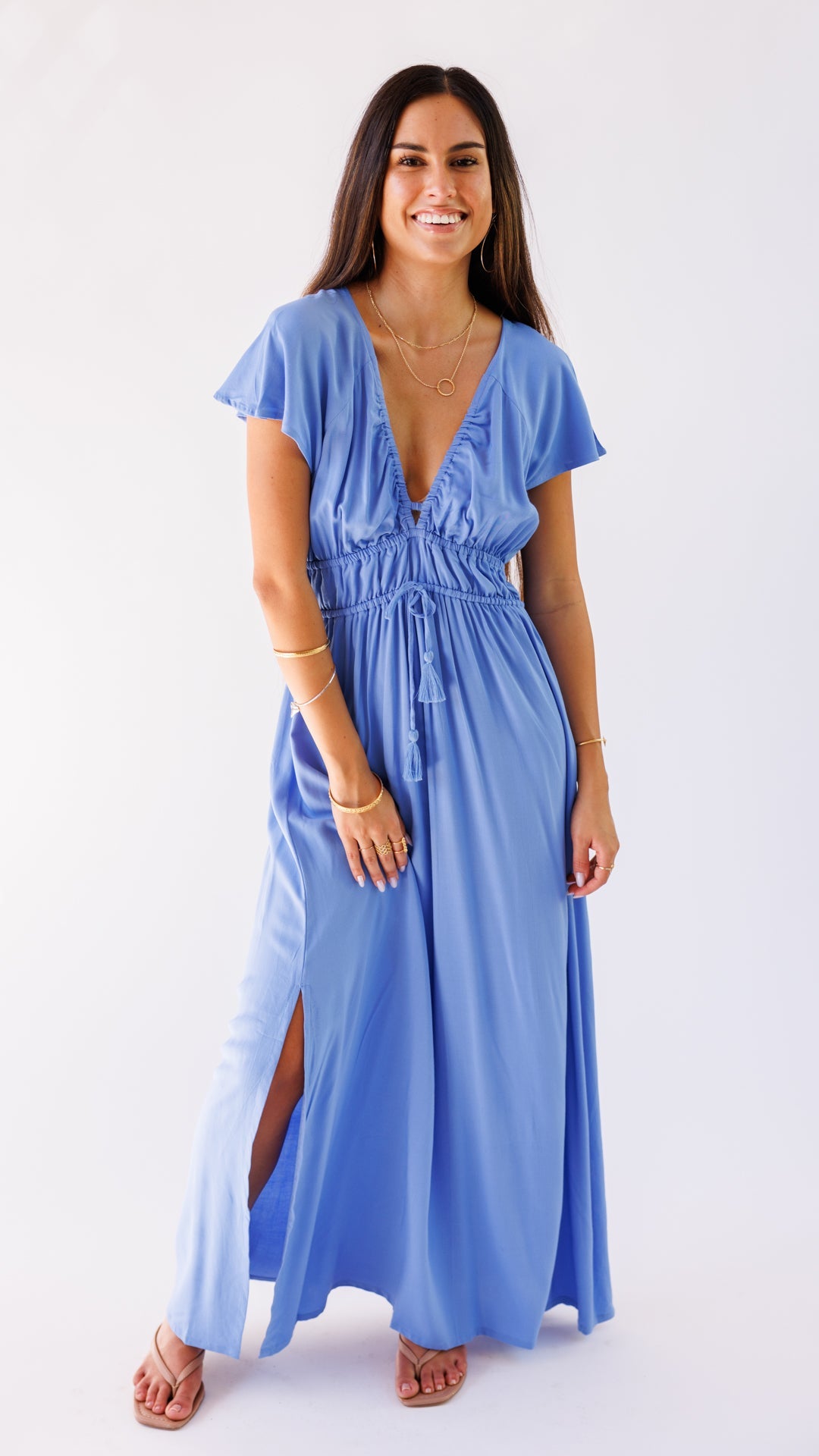 Davanti Dress / Purple Blu Khush Clothing