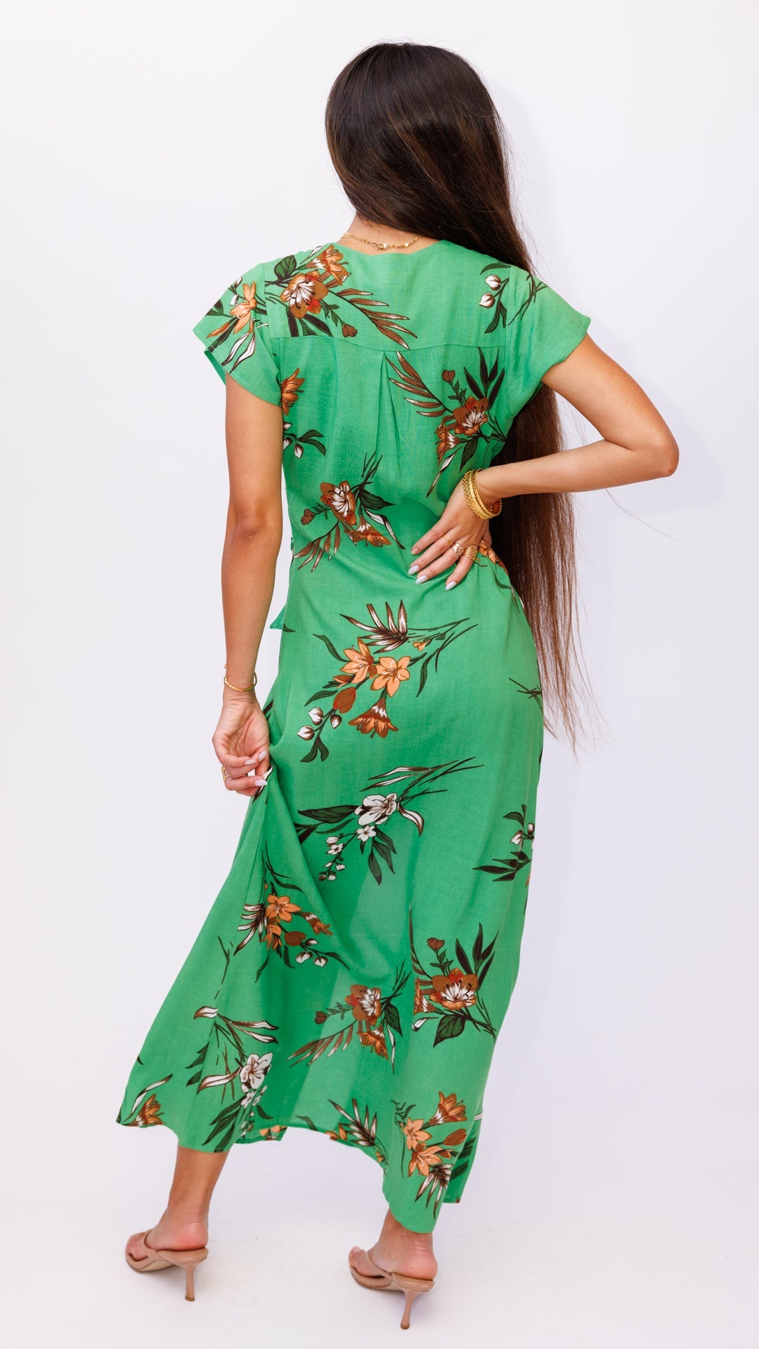 Hana Cut Out Midi Dress XIX PALMS