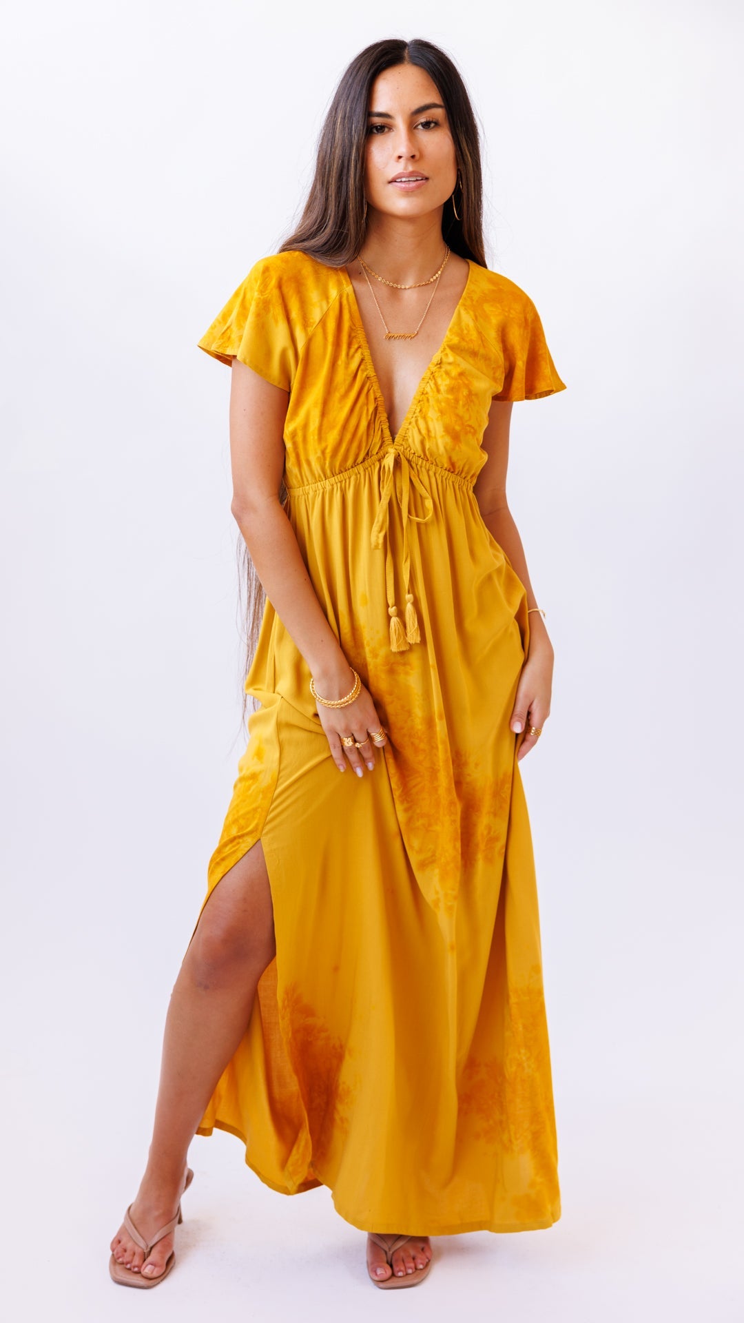 Leilani Dress / Sunset Khush Clothing
