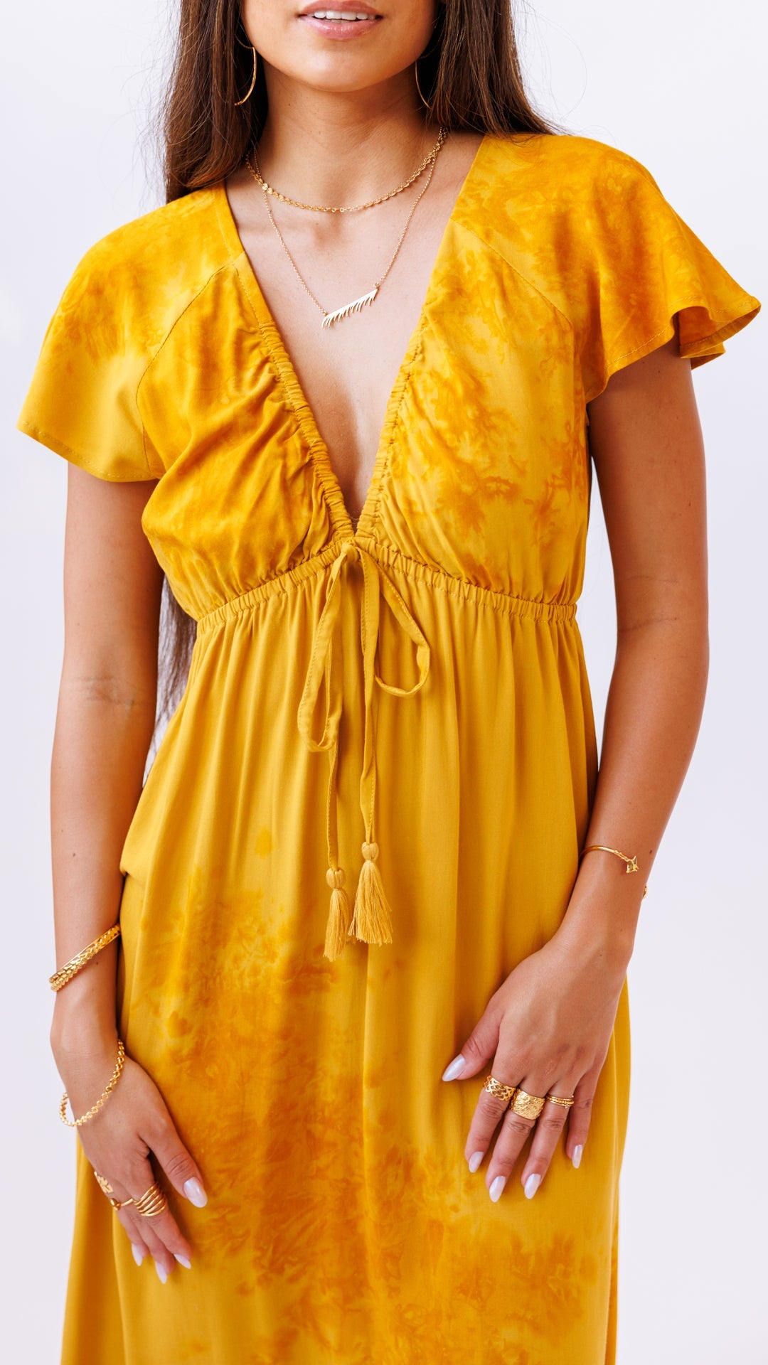 Leilani Dress / Sunset Khush Clothing