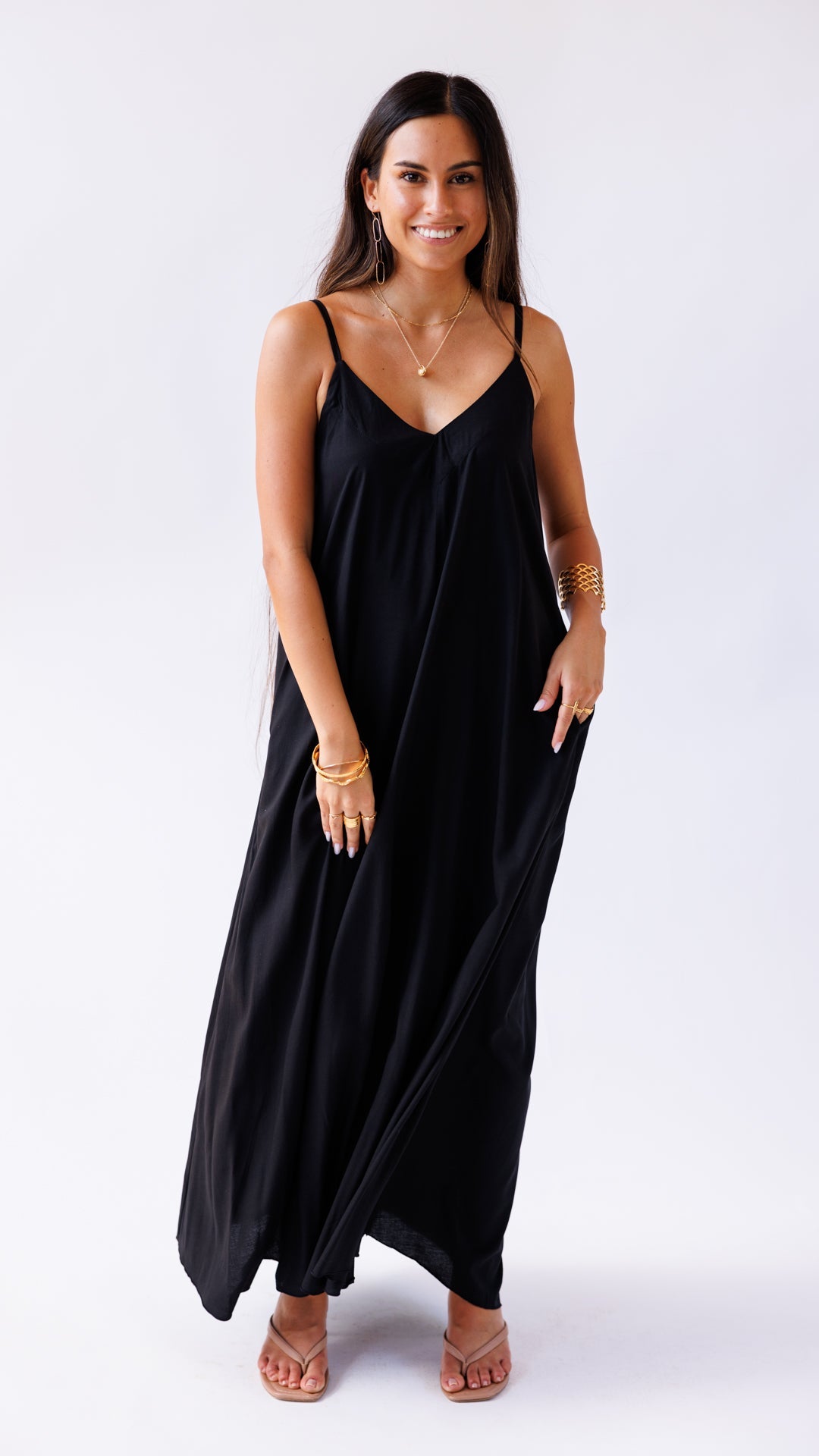 Tahiti Dress / Black Khush Clothing