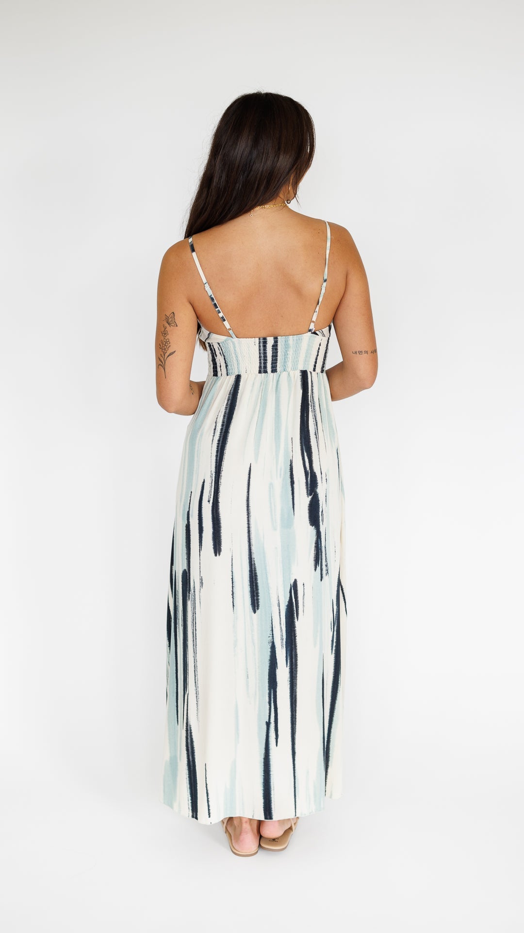 Lumiere Dress / Swell Blue Khush Clothing