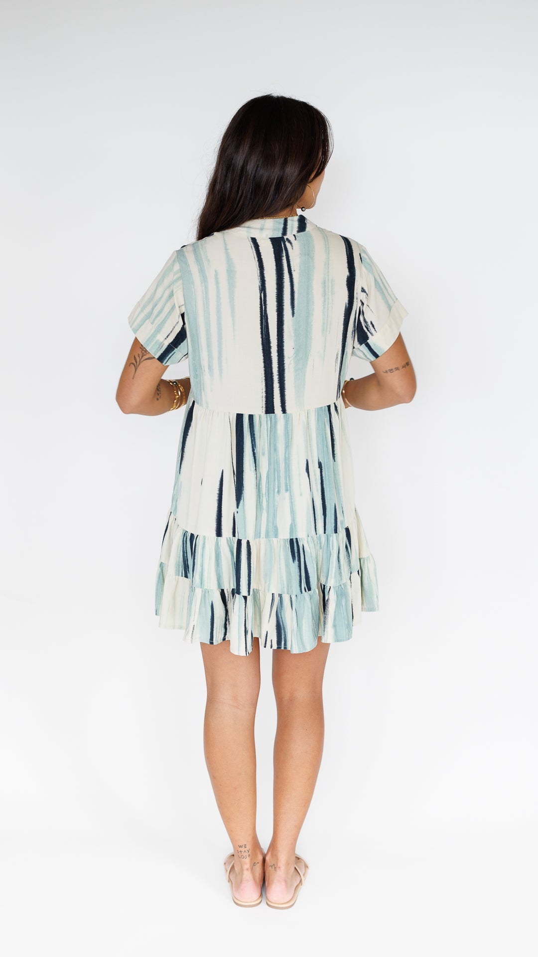 Heinui Dress / Swell Blue Khush Clothing