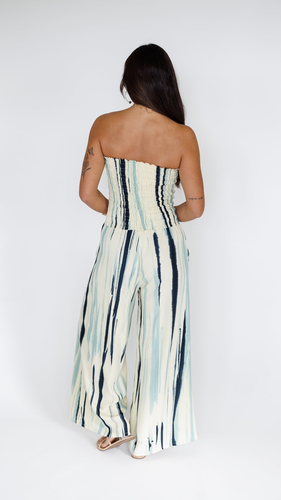 Lawai Jumpsuit / Swell Blue Khush Clothing