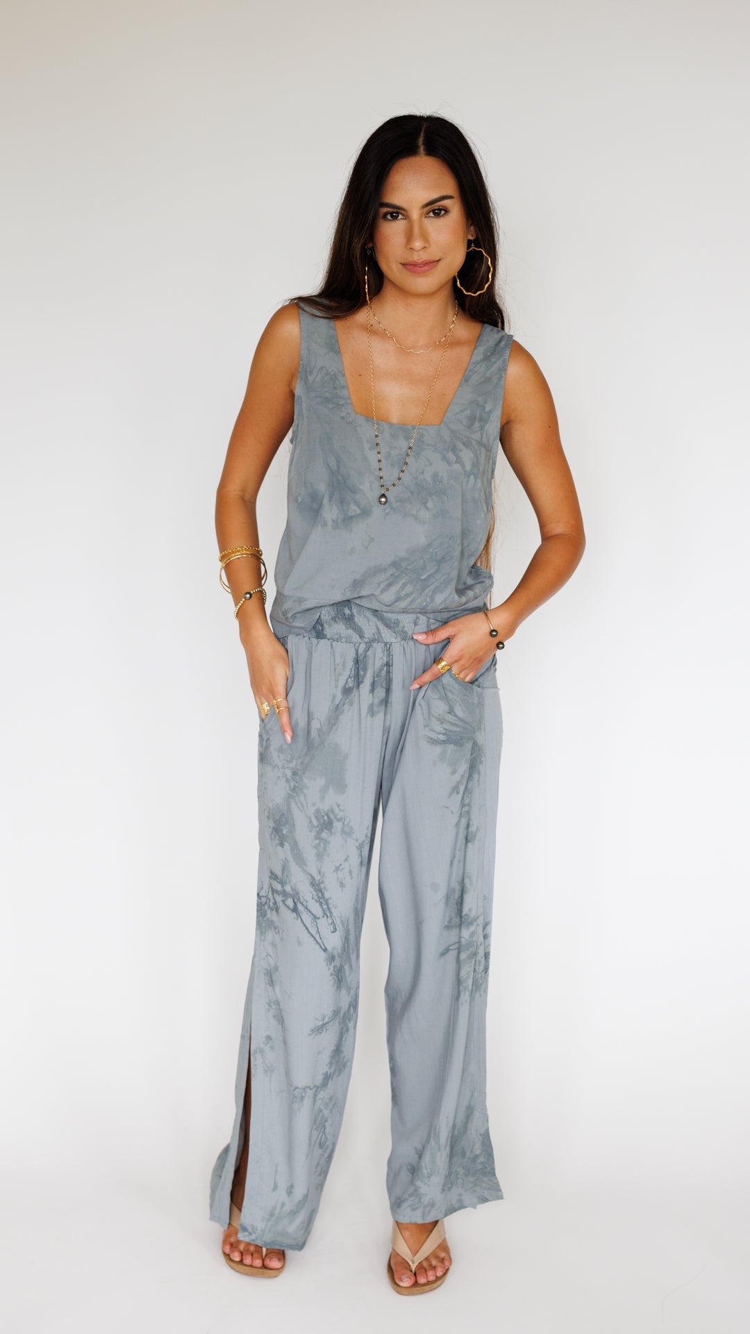 Tayla Top / Murky Grey Khush Clothing