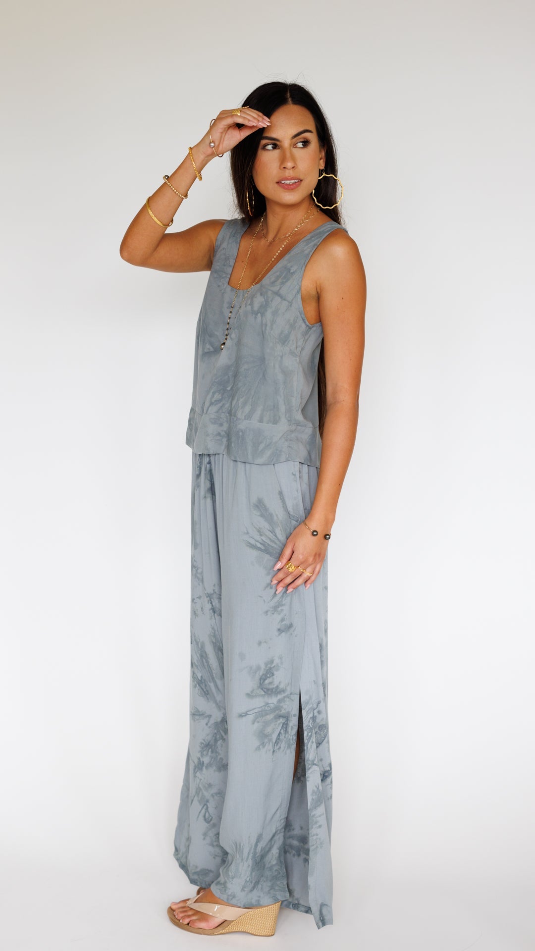 Tayla Top / Murky Grey Khush Clothing
