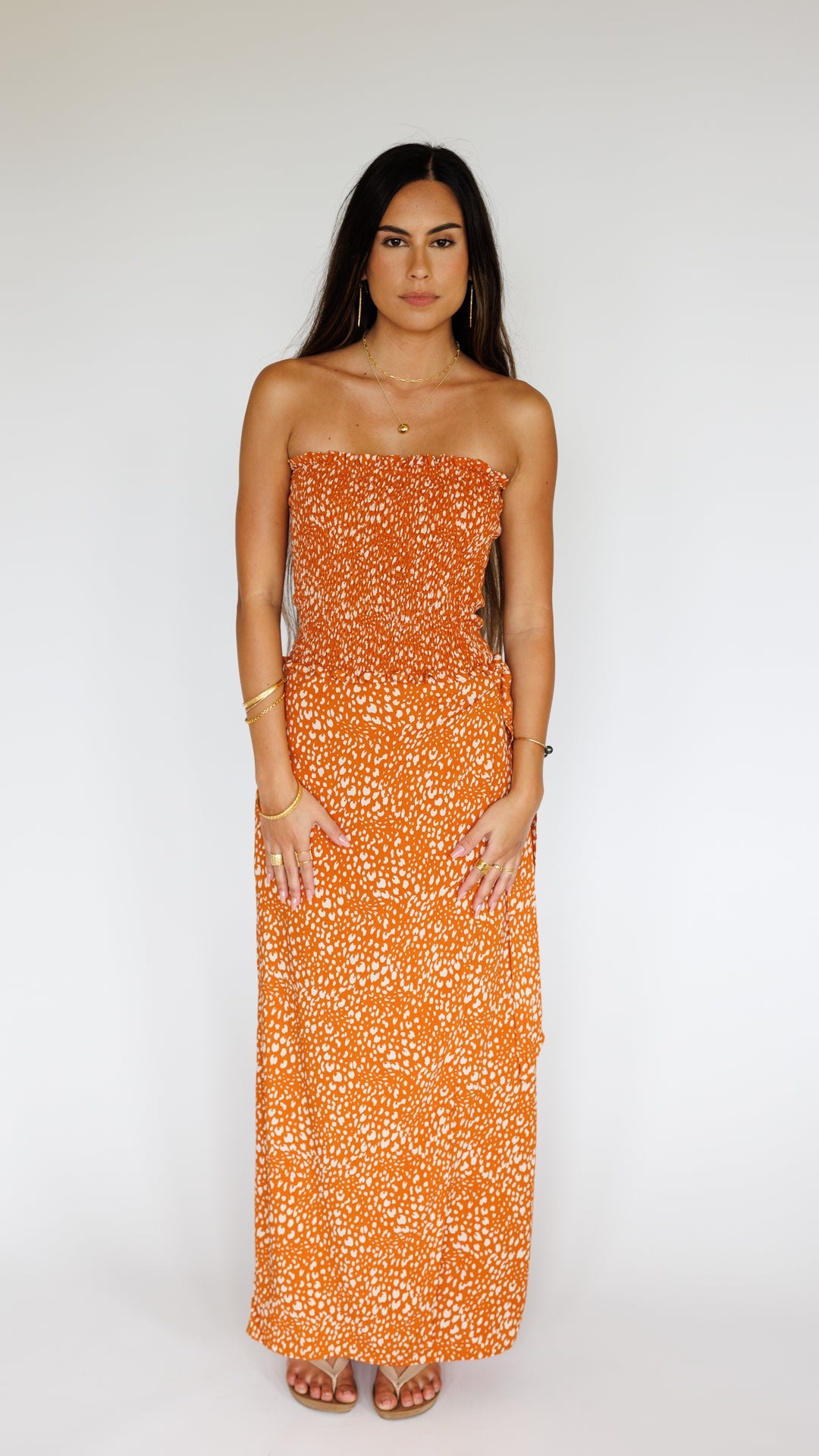 Kalei Skirt / Speckled Papaya Khush Clothing
