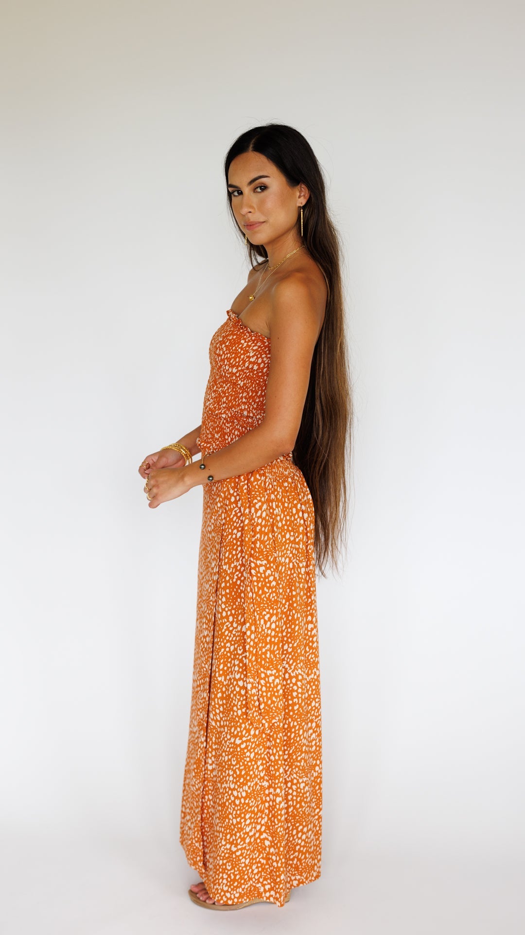 Kalei Skirt / Speckled Papaya Khush Clothing