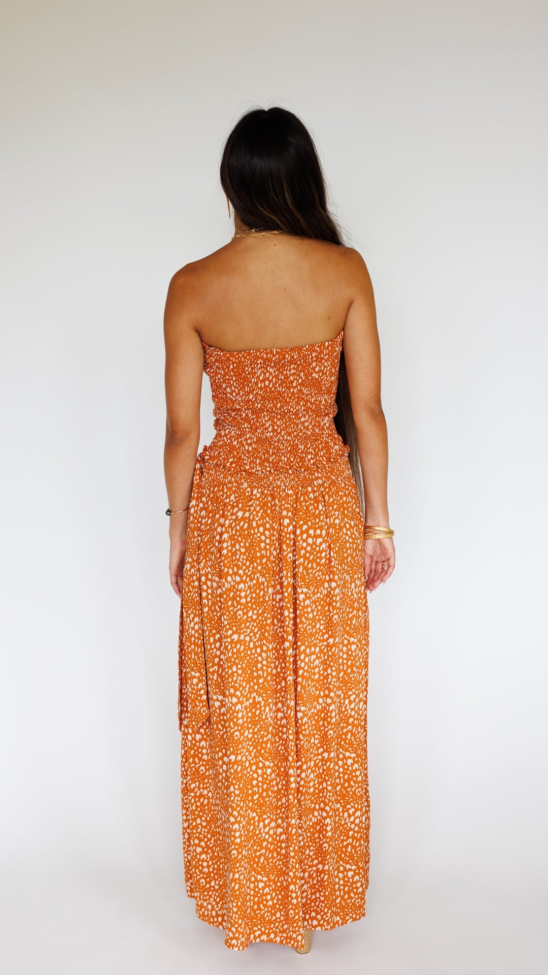 Kalei Skirt / Speckled Papaya Khush Clothing