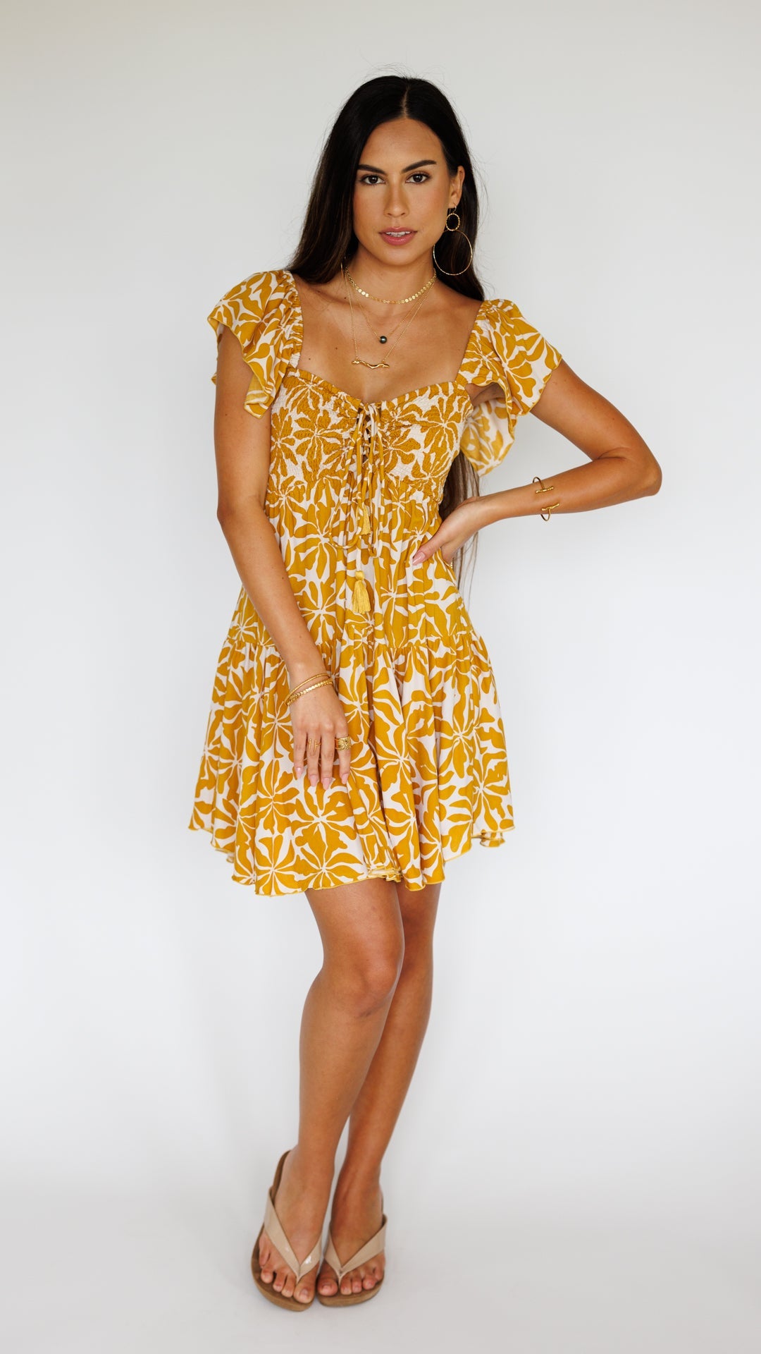 Quinn Dress / Aloha Sunset Khush Clothing