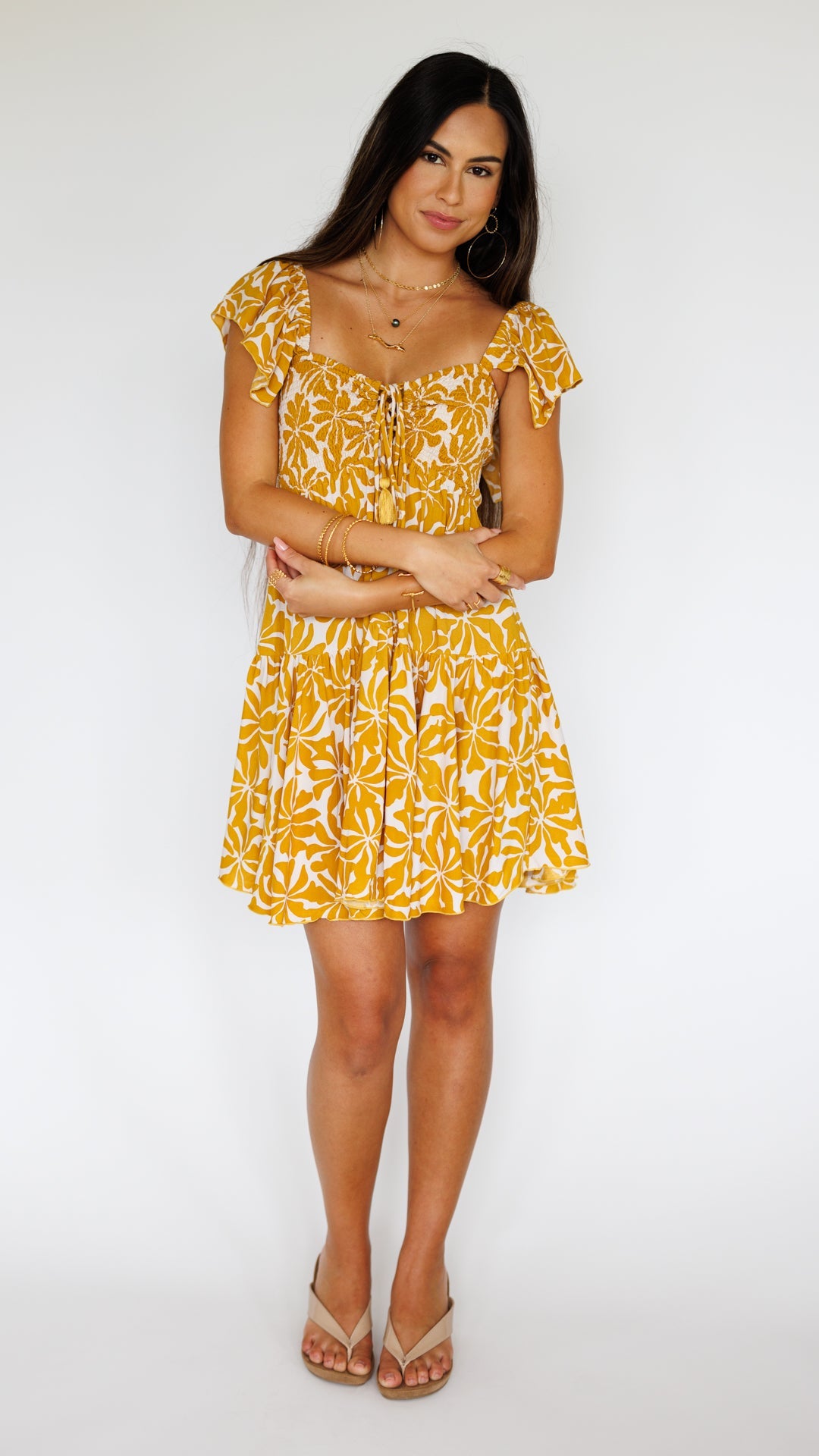 Quinn Dress / Aloha Sunset Khush Clothing