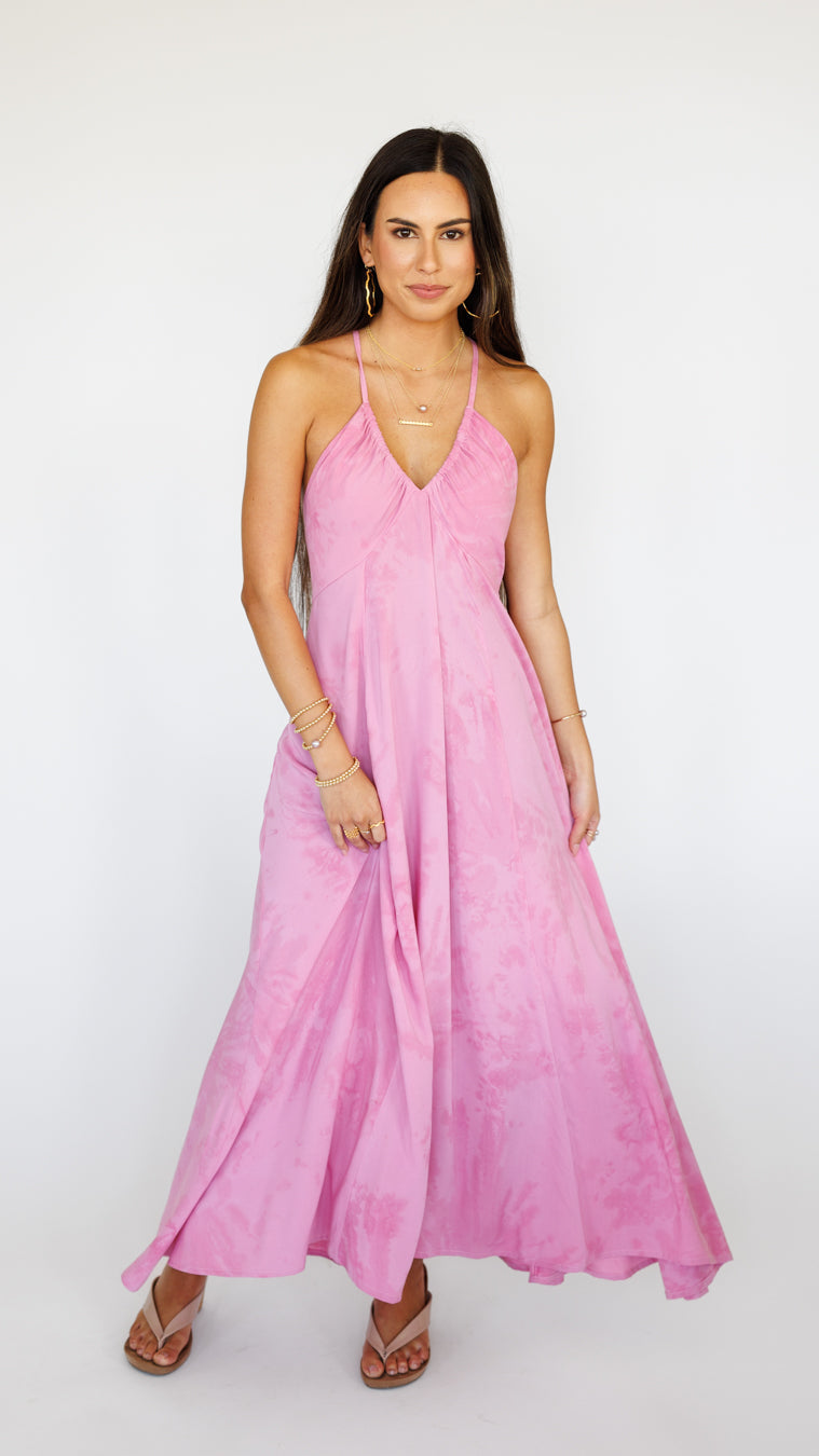 Larch Dress / Murky Light Magenta Khush Clothing