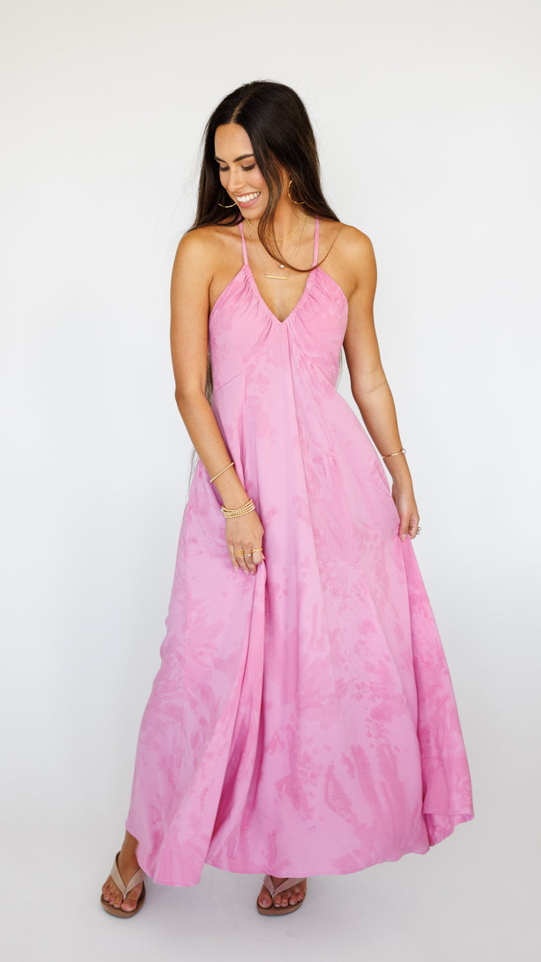 Larch Dress / Murky Light Magenta Khush Clothing