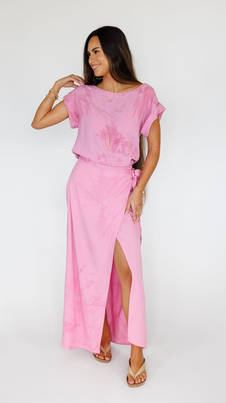 Mareva Top / Murky Light Magenta Khush Clothing