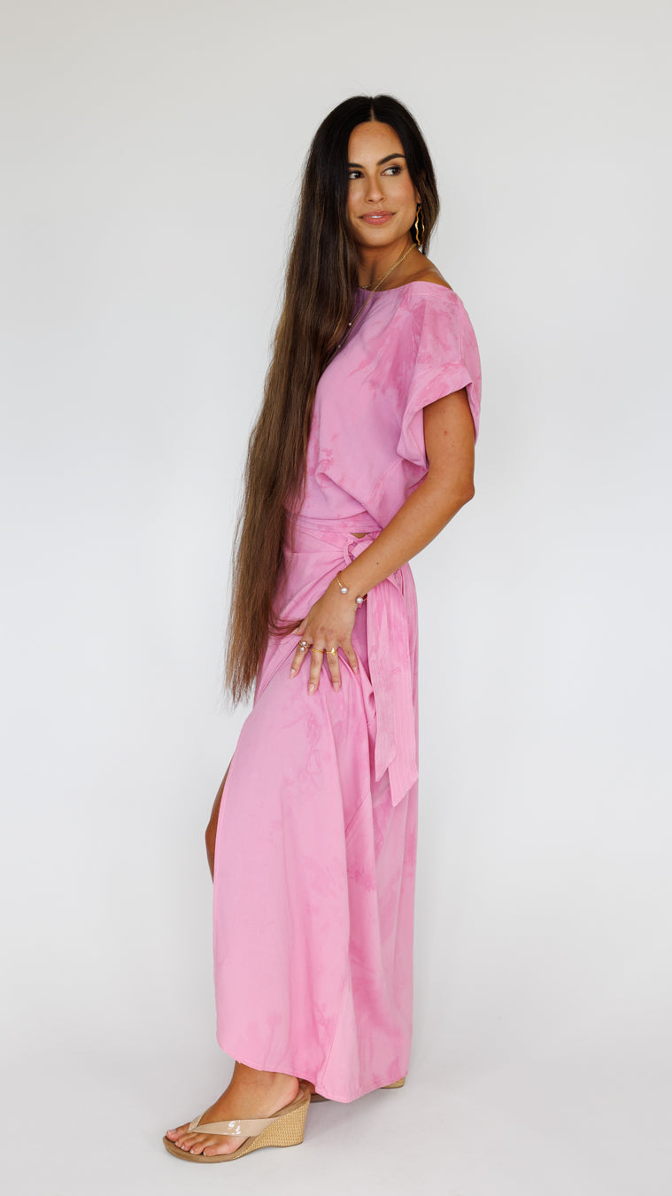Kalei Skirt / Murky Light Magenta Khush Clothing