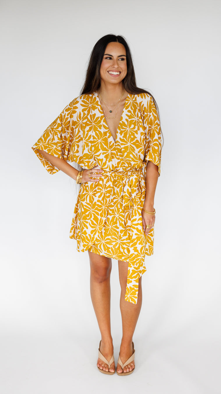 Kealani Dress / Aloha Sunset Khush Clothing