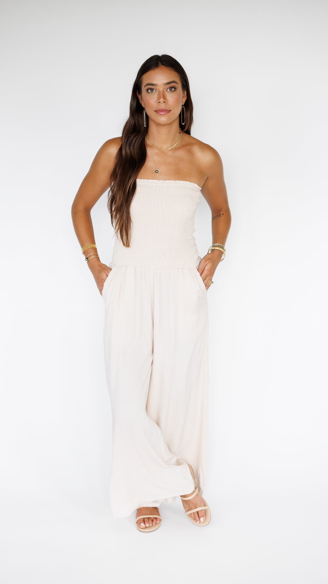 Lawai Jumpsuit / Creamy Khush Clothing