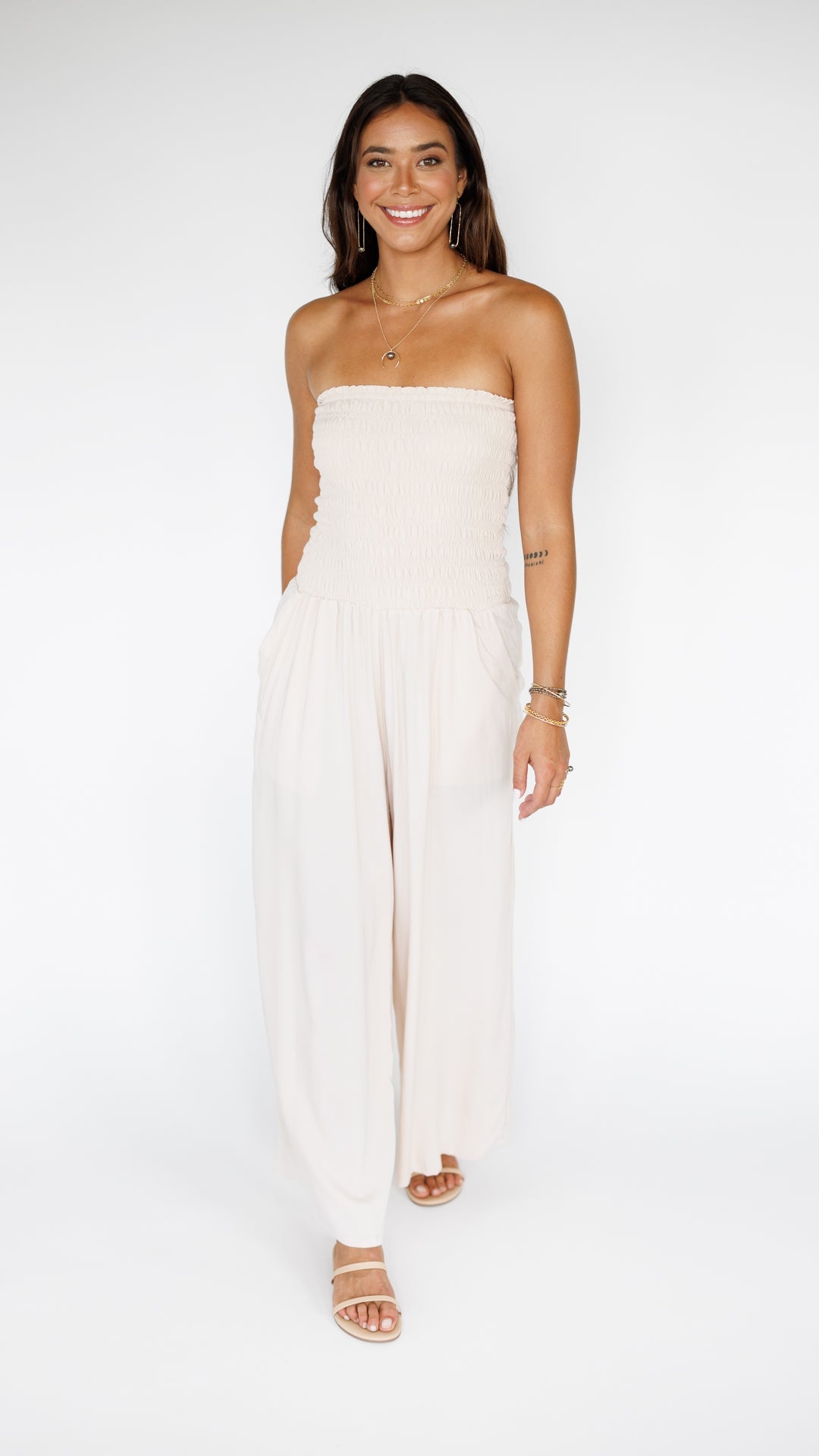 Lawai Jumpsuit / Creamy Khush Clothing
