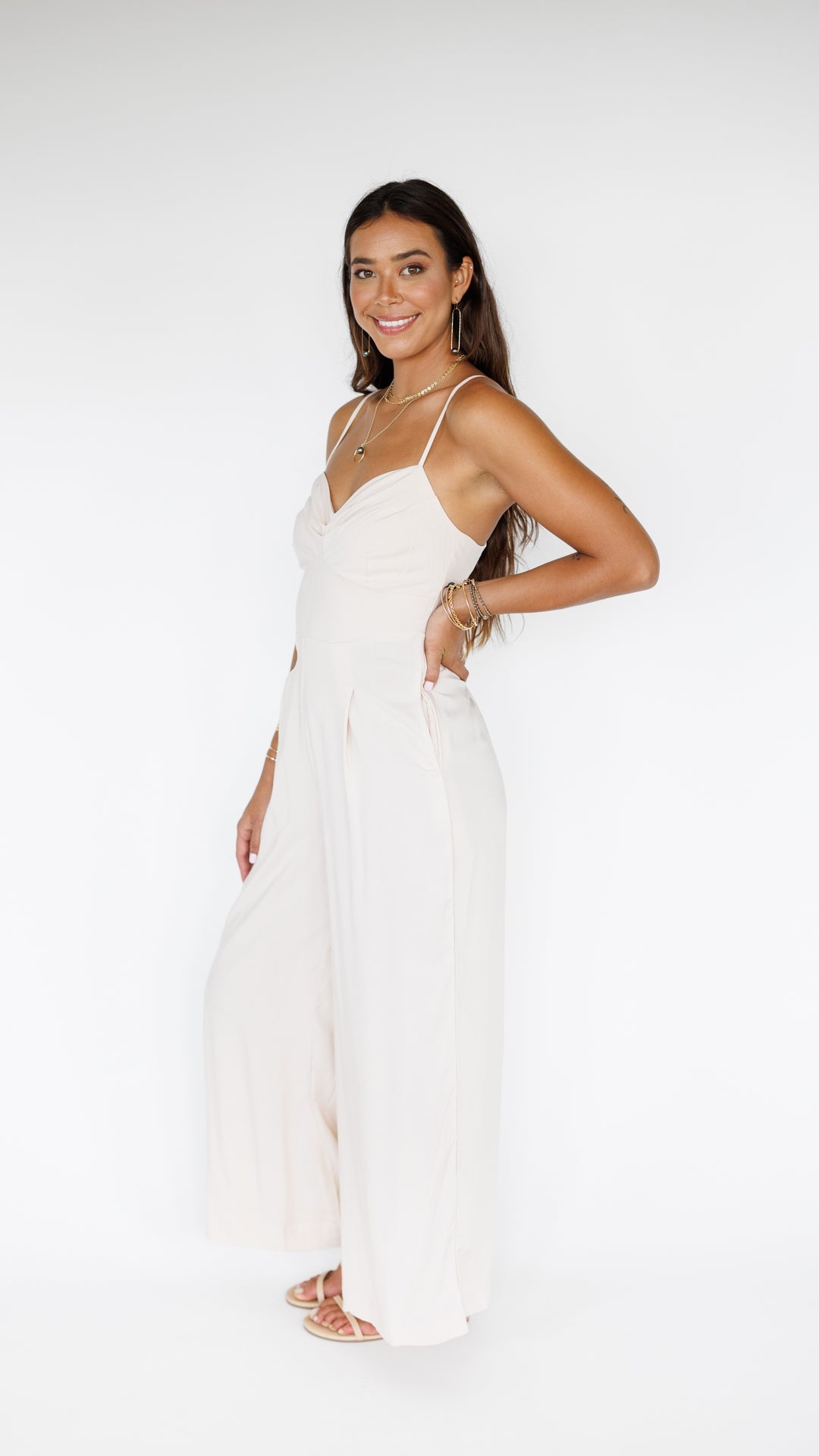 Morena Jumpsuit / Creamy Khush Clothing